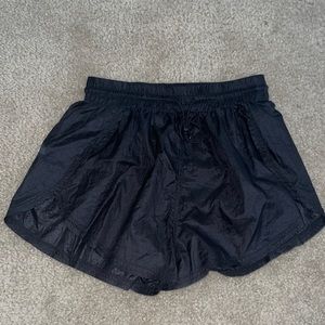 Free People thin reflective athletic shorts